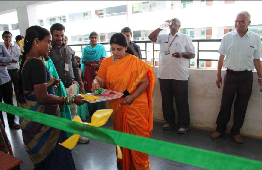 INAGURATION OF MEASUREMENT AND CONTROL SYSTEM LABORATORY (Department of EIE) BY Dr. K.S.NAYANATHARA, PRINCIPAL